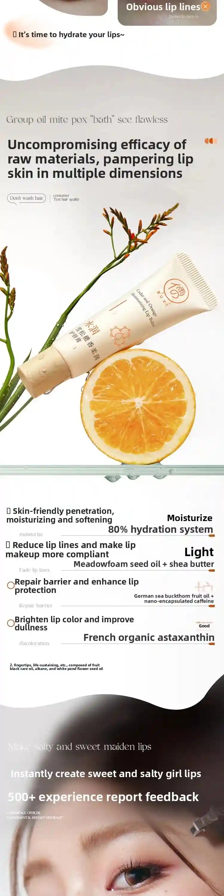 Lip Care Moisturizing Balm - Advanced Anti-Line Treatment by Tidesmit Lip Care Tidesmit