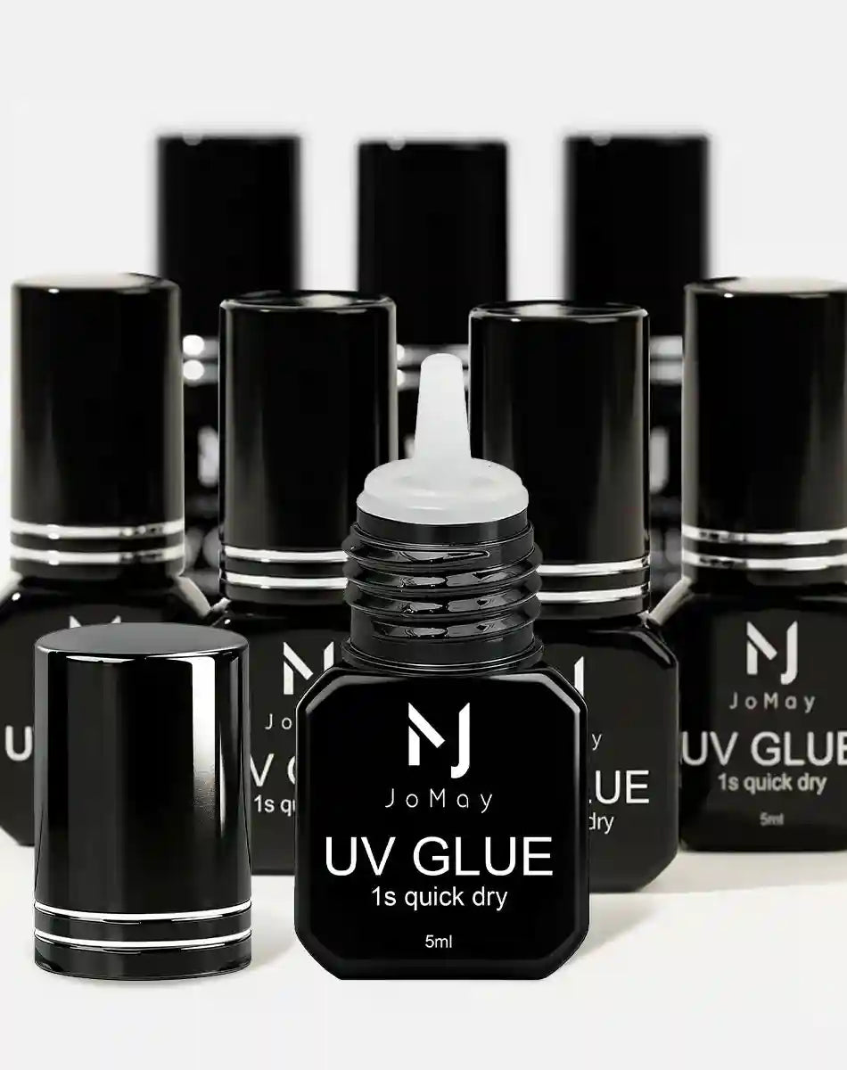 UV Eyelash Extension Glue 5ml - 0.1s Fast Dry Strong Hold Eye Massage Instrument Tidesmit
