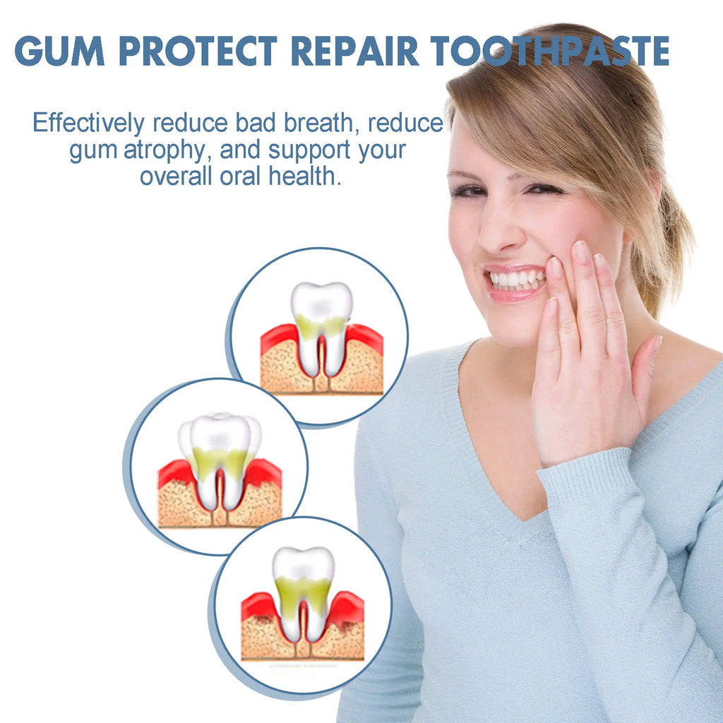 Tidesmit EELHOE gingival repair toothpaste for teeth whitening, plaque removal, and gum therapy oral hygiene care.