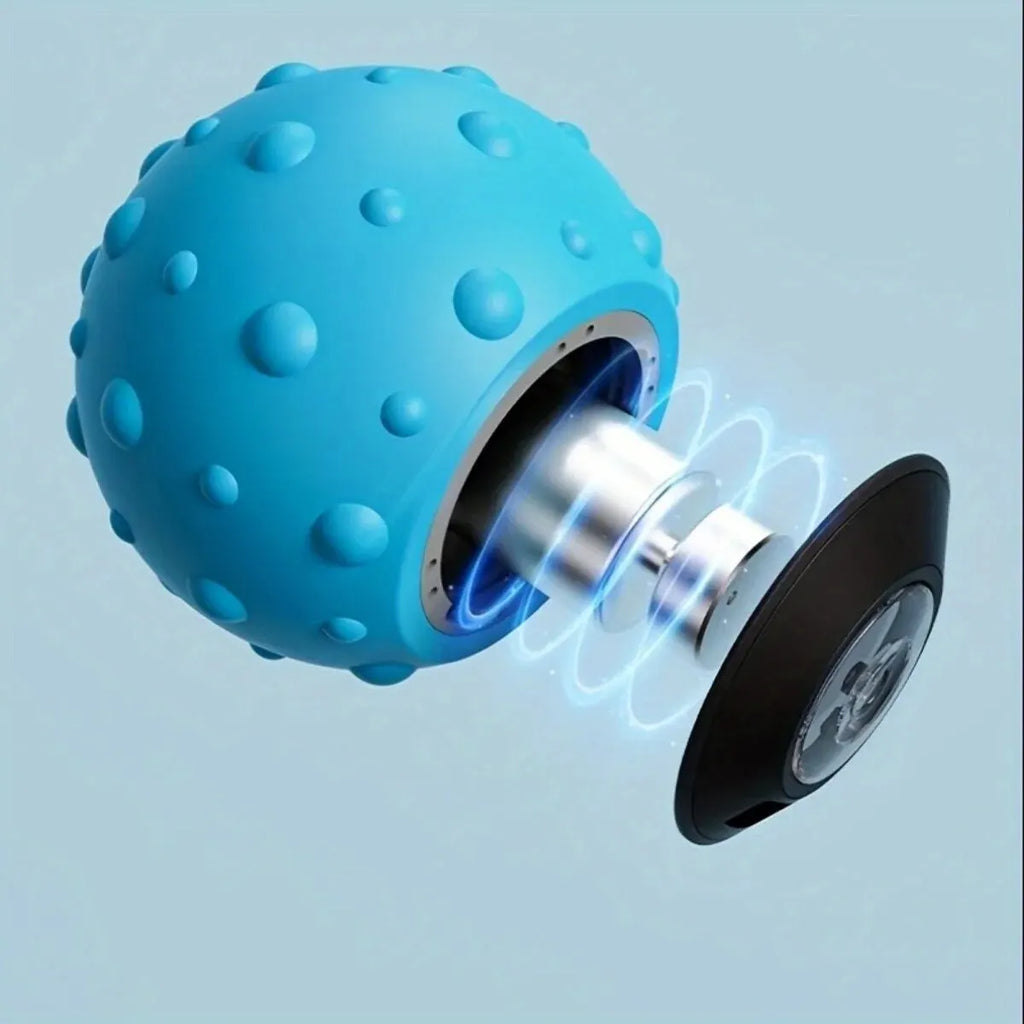 Electric Massage Ball - Deep Tissue Muscle Relief Device | Black Tidesmit Back Massage Instrument Tidesmit
