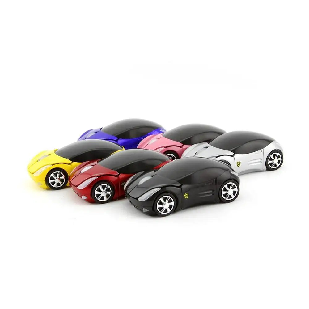 Portable Multiple Vehicle-Shaped Wireless Mouse Ergonomcis Mute Keys Optical Mause For Desktop Notebook Accessories Kids Gifts