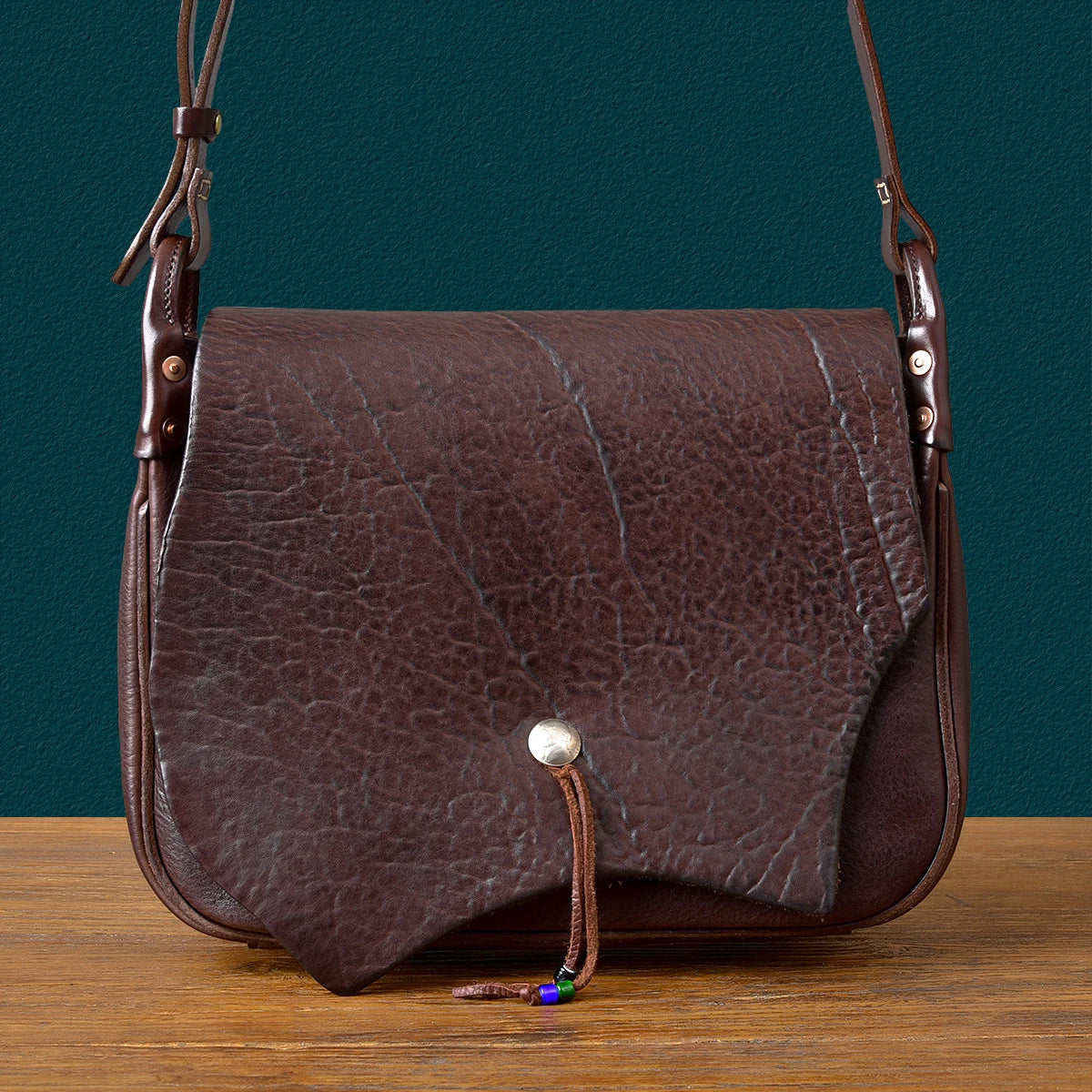 PNDME vintage designer handmade first layer cowhide messenger bag outdoor travel luxury brand genuine leather shoulder bag