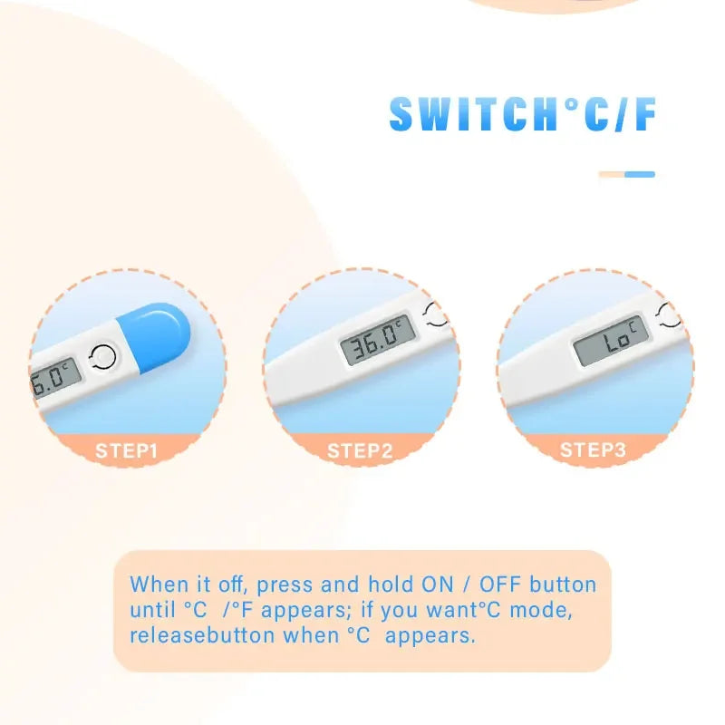 Fever Thermometer Pulse Oximeter Finger Medical Digital Household Baby Adult Measurement Oral Armpit Rectal infrared Basal Body