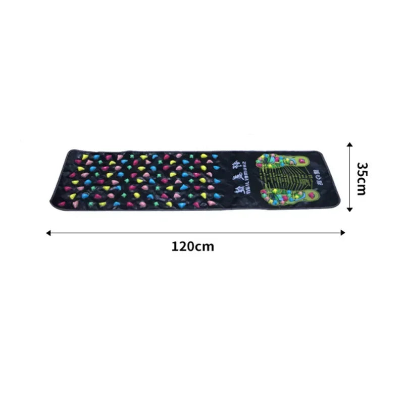 Acupressure Foot Massage Mat: Portable Wellness Tool for Relief Relaxation Treatment 35CM x 120CM Tidesmit