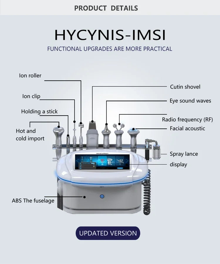9-in-1 Hydra Facial Machine: Professional Oxygen Jet Skin Care System Massage Chairs Tidesmit