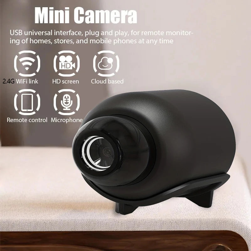 New X5 Mini Camera 1080P Clear Night Vision Lightweight Portable Premium Cams Motion Detection Wireless Surveillance Camera