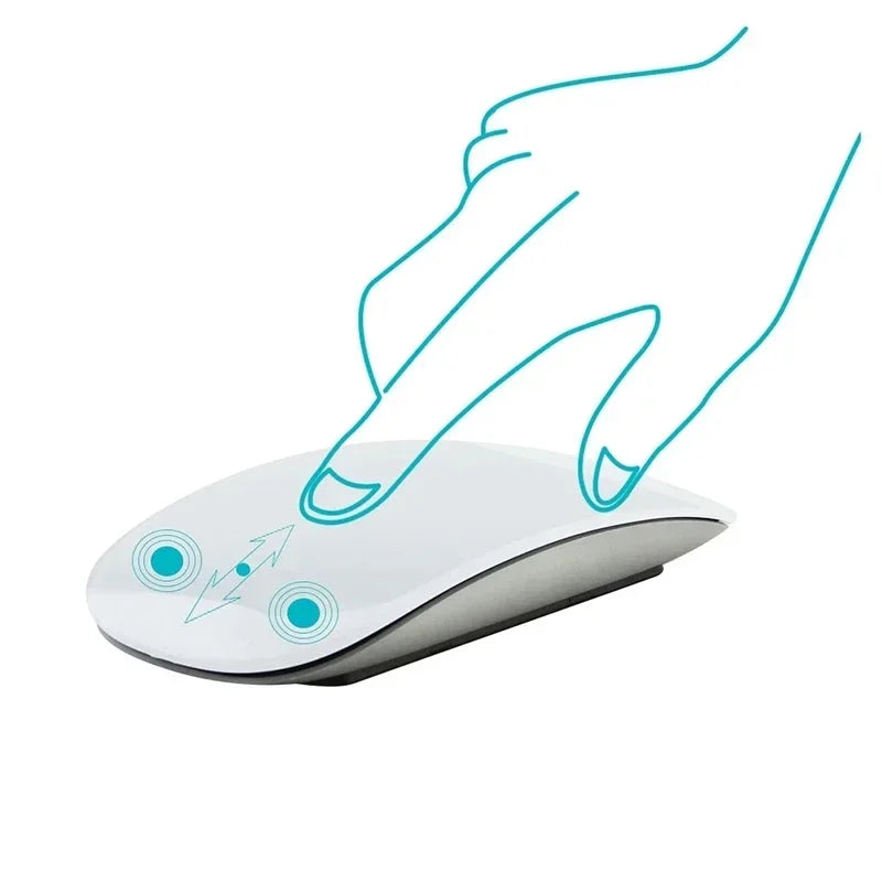 Upgrade Wireless Bluetooth Magic Computer Mouse Rechargeable Touch Slim Ergonomic Dual-Mode Silent PC Mice For Apple Macbook Air