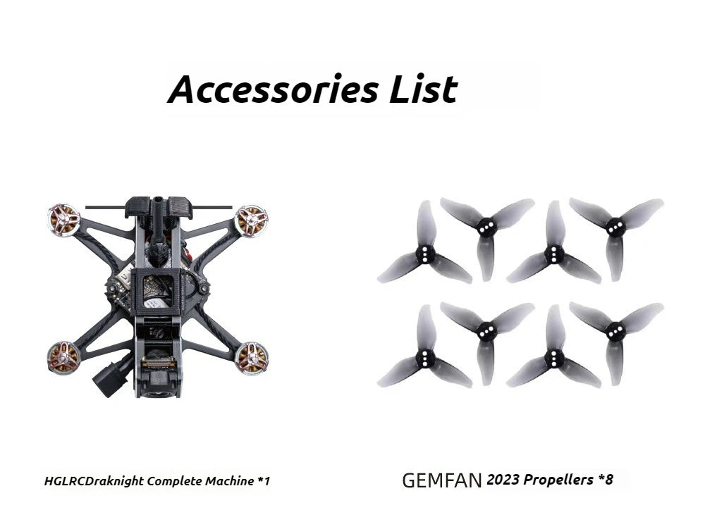 Draknight O4 4K Micro FPV Drone - 2 Inch Freestyle Quadcopter Tidesmit