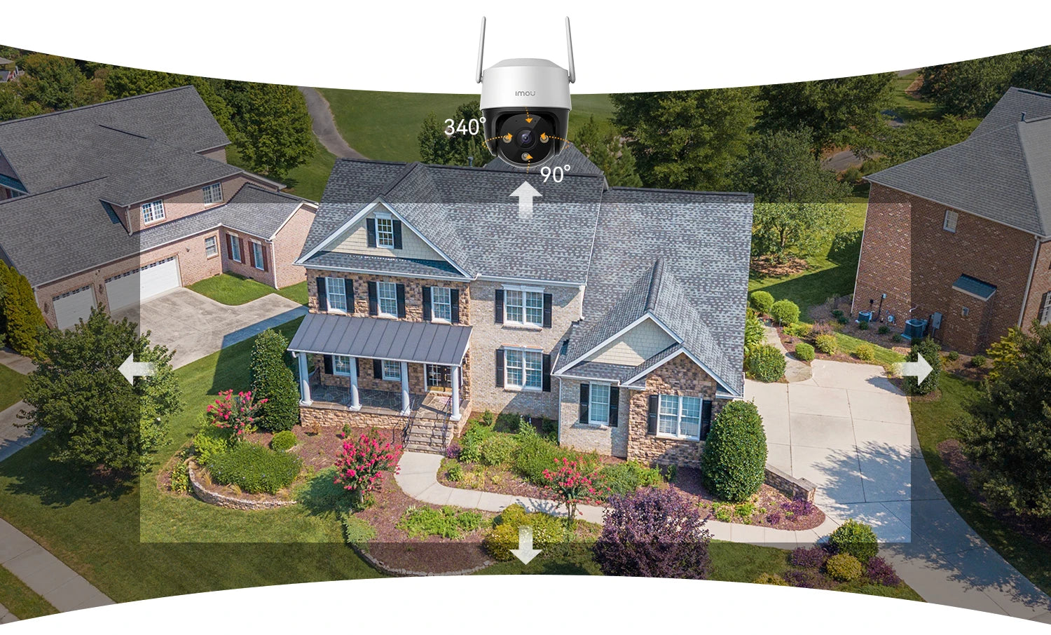 IMOU Cruiser SE+ 3MP/5MP Outdoor PTZ Wi-Fi Camera IP66 Weatherproof Camera Two Way Audio Color Night Vision AI Human Detection