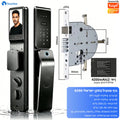SmarDeer IP66 Waterproof Smart Lock,3D Facial Recognition Fingerprint Door Lock,Tuya Electronic Door Lock for Israel Standard