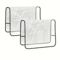 Salon Chair Back Cover - Clear PVC Protective Guard for Wellness Chairs Massage Chairs 2PCS Tidesmit
