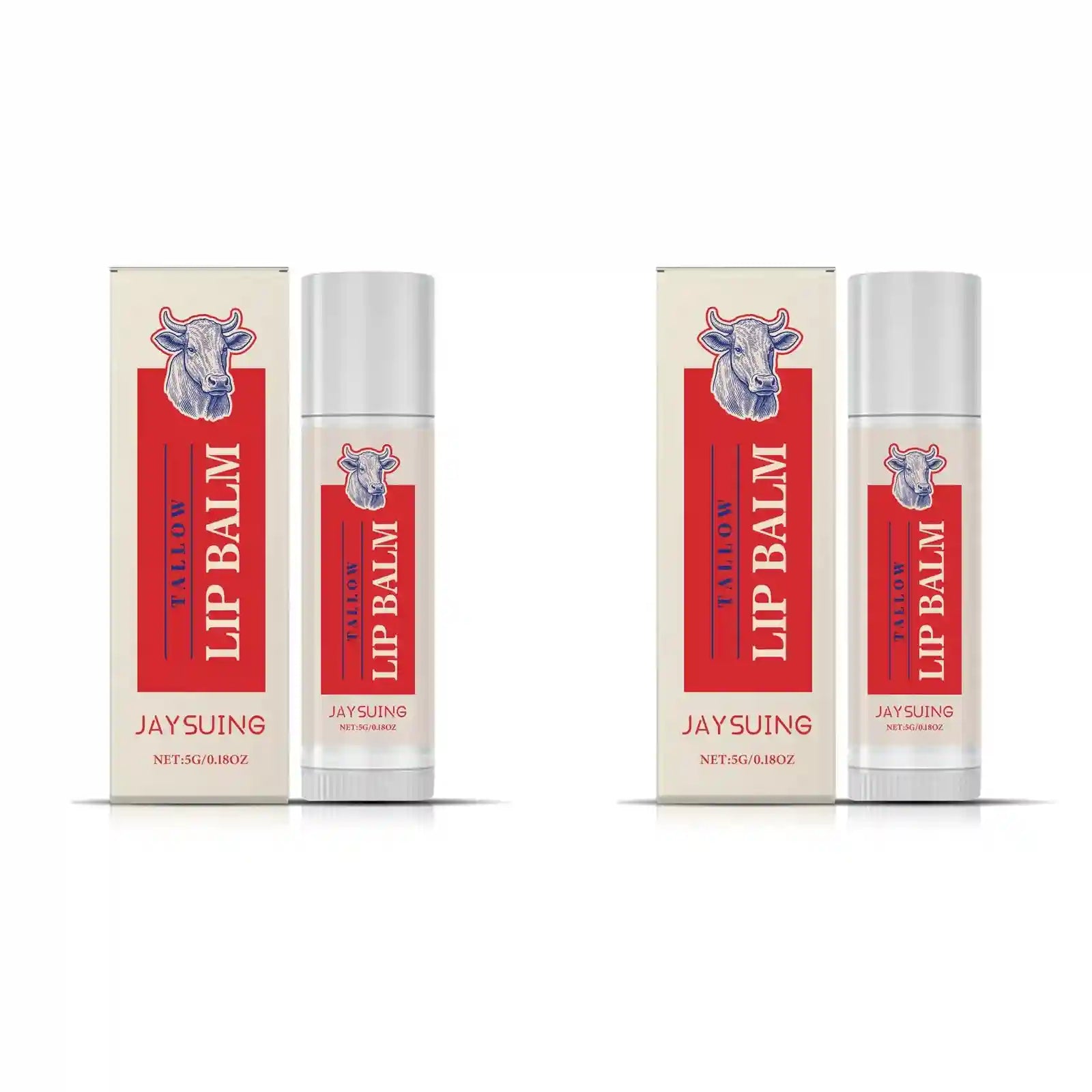 Tallow Lip Balm for Deep Hydration | Nourishing Lip Treatment 5g Lip Care 2 x 5g Boxed Tidesmit