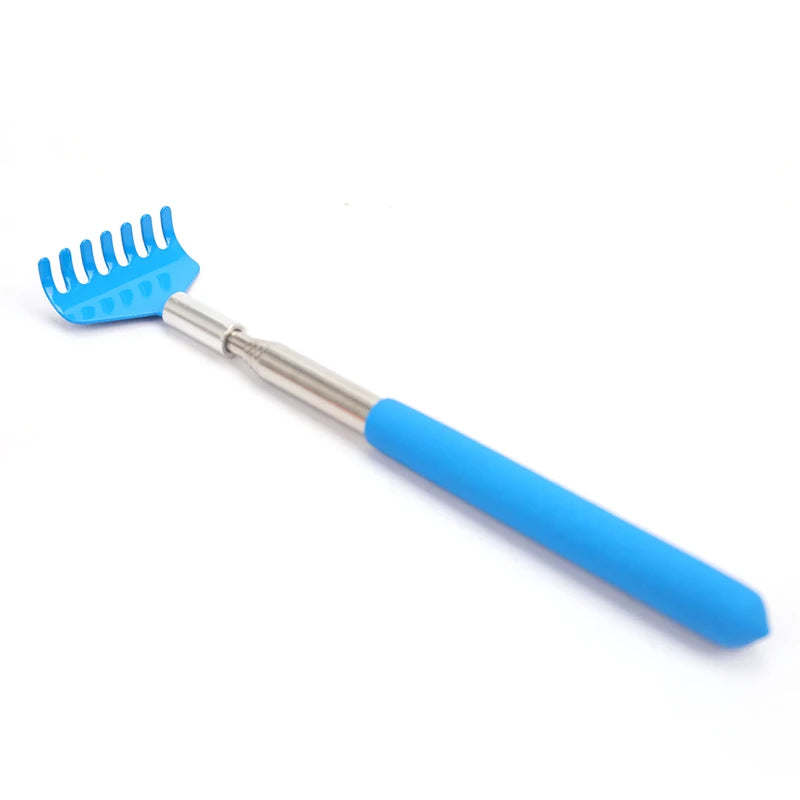 Telescopic Back Scratcher | Stainless Steel Claw | Tidesmit Back Massage Instrument Blue Tidesmit