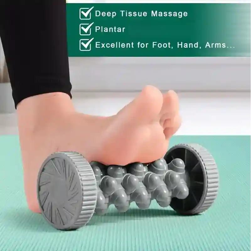 Foot Massage Roller for Plantar Fascia Relief - Ergonomic Manual Tool Massage Roller Tidesmit