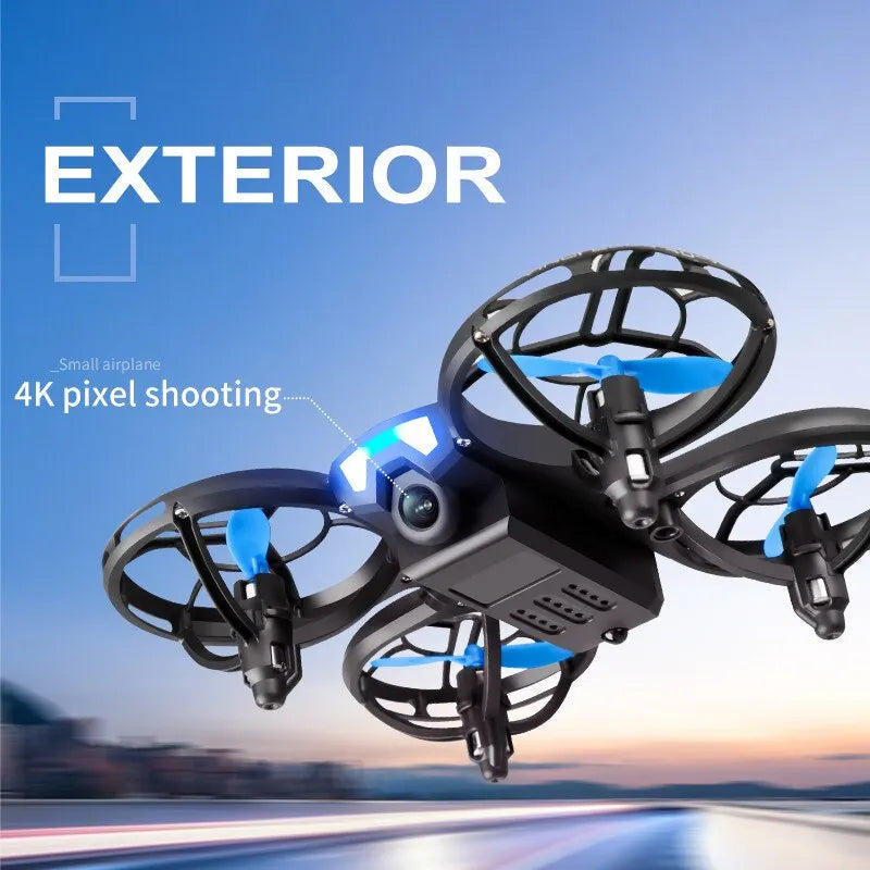 4K Camera Drone for Kids - Gesture Control Foldable Quadcopter Blue Tidesmit