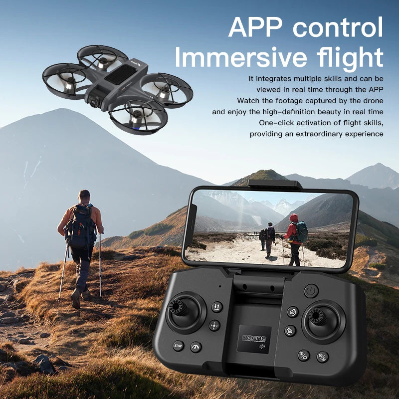 4K Camera Drone with Obstacle Avoidance and Dual Screen Remote Control Tidesmit