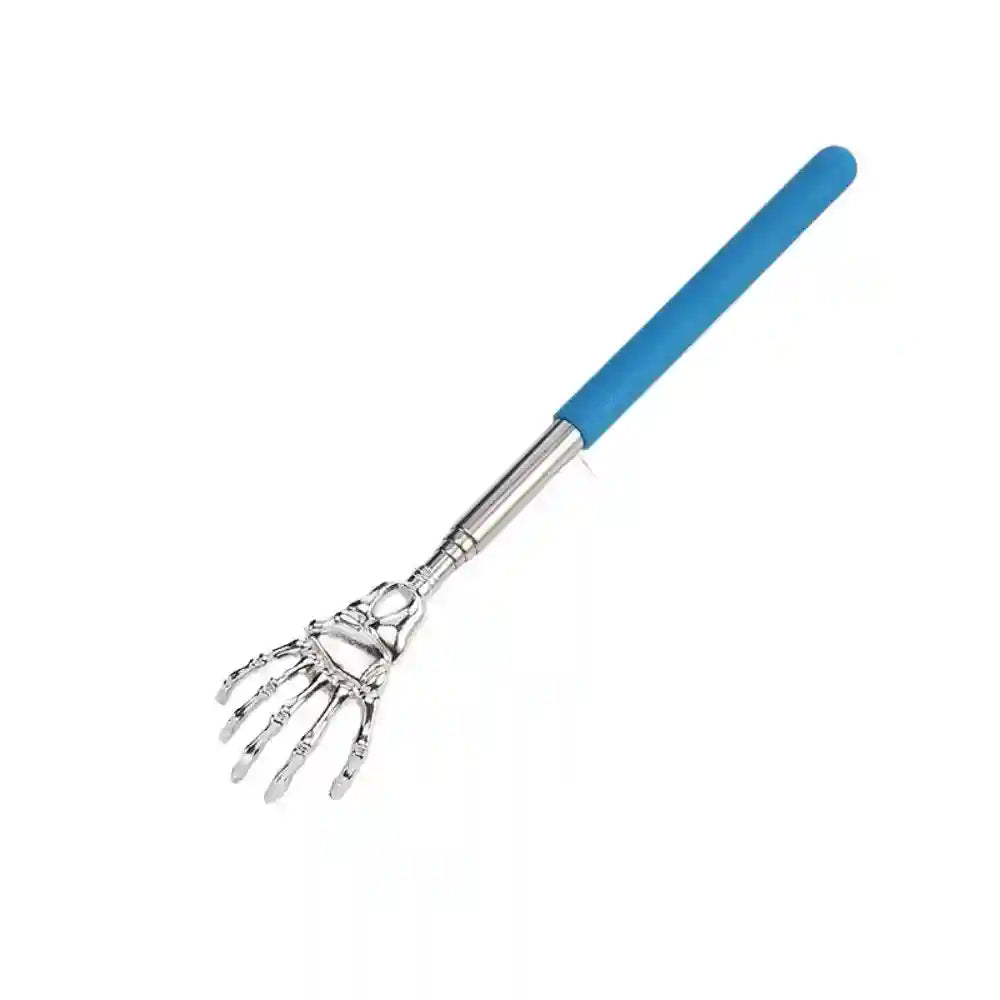 Extendable Stainless Steel Back Scratcher - Durable Manual Massager Massage Roller Blue Tidesmit