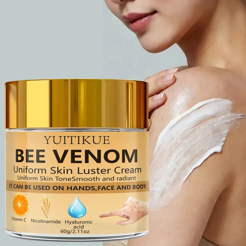 Nicotinamide Vitamin C Hyaluronic Acid Bee Venom Cream 60g Hydrating Smooth Bright Even Skin Tone Multi-use Face Body Lotion