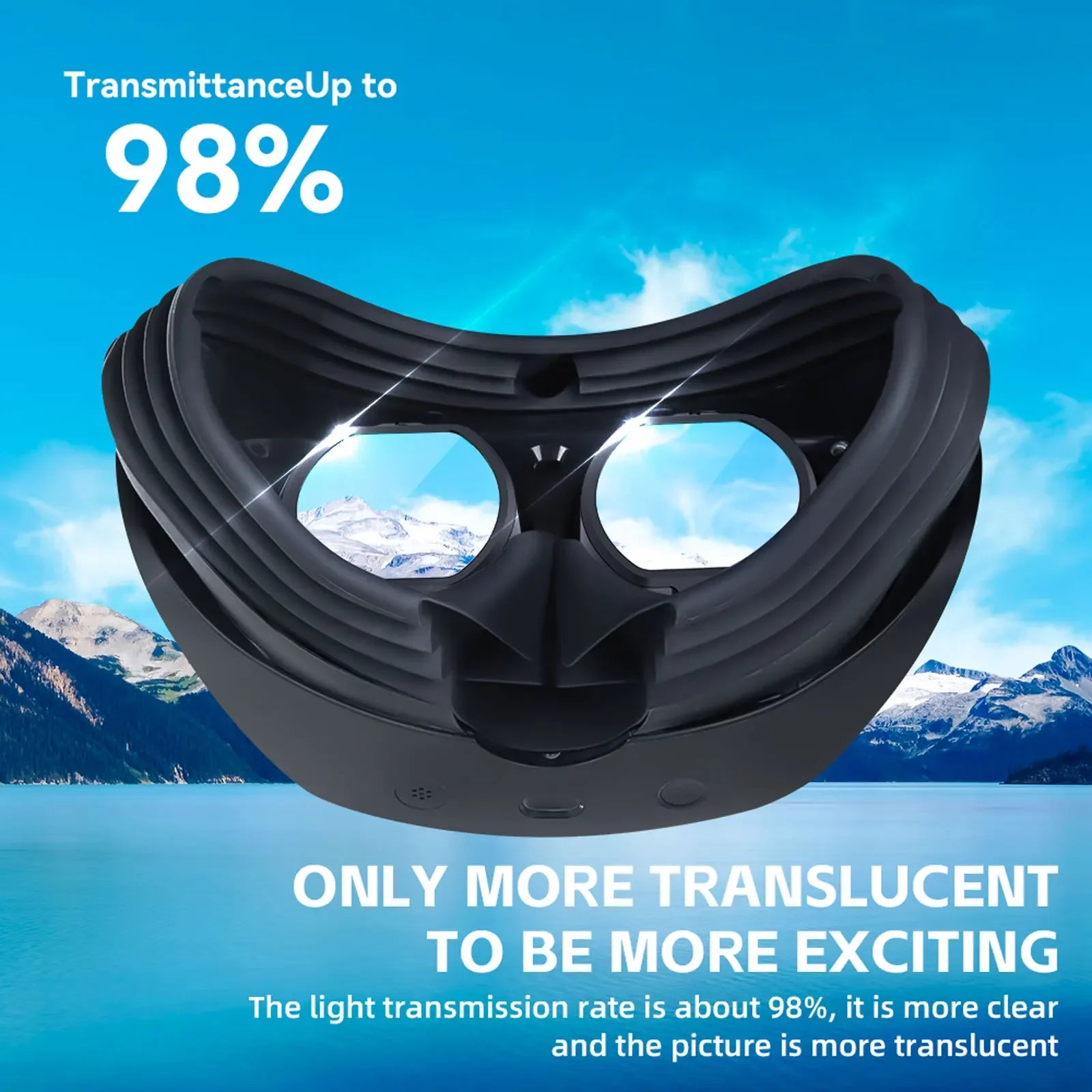 PS VR2 Prescription Lenses - Custom Anti-Blue Light Frames for VR Tidesmit