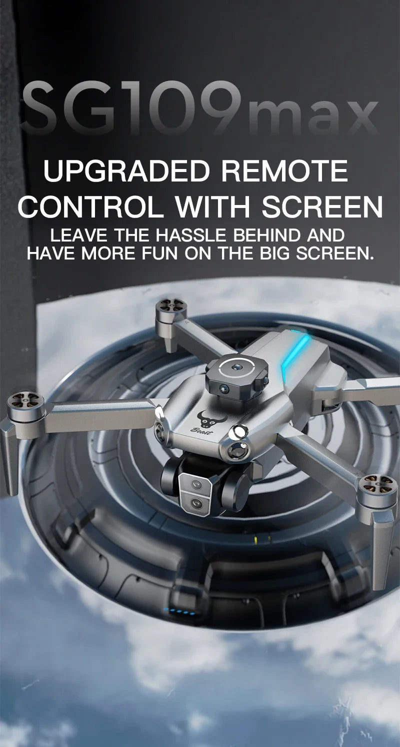 GPS Drone with 4K Camera and Screen Remote - SG109 Series Tidesmit