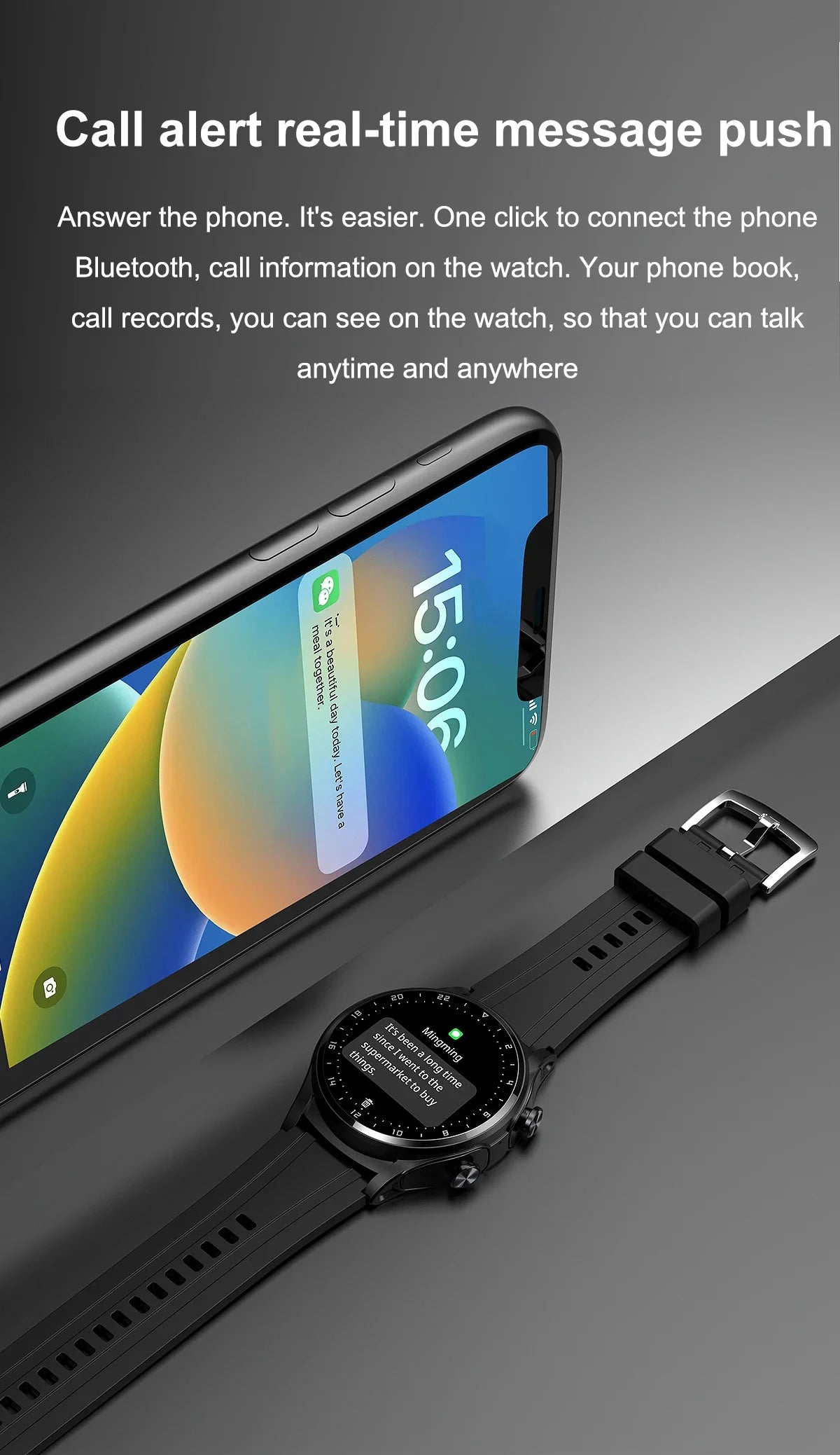 New NFC Smartwatch TWS Bluetooth Headset Two-In-One 1.39HD Display IP67 Waterproof Heart Rate Monitor Male Sports Smartwarch