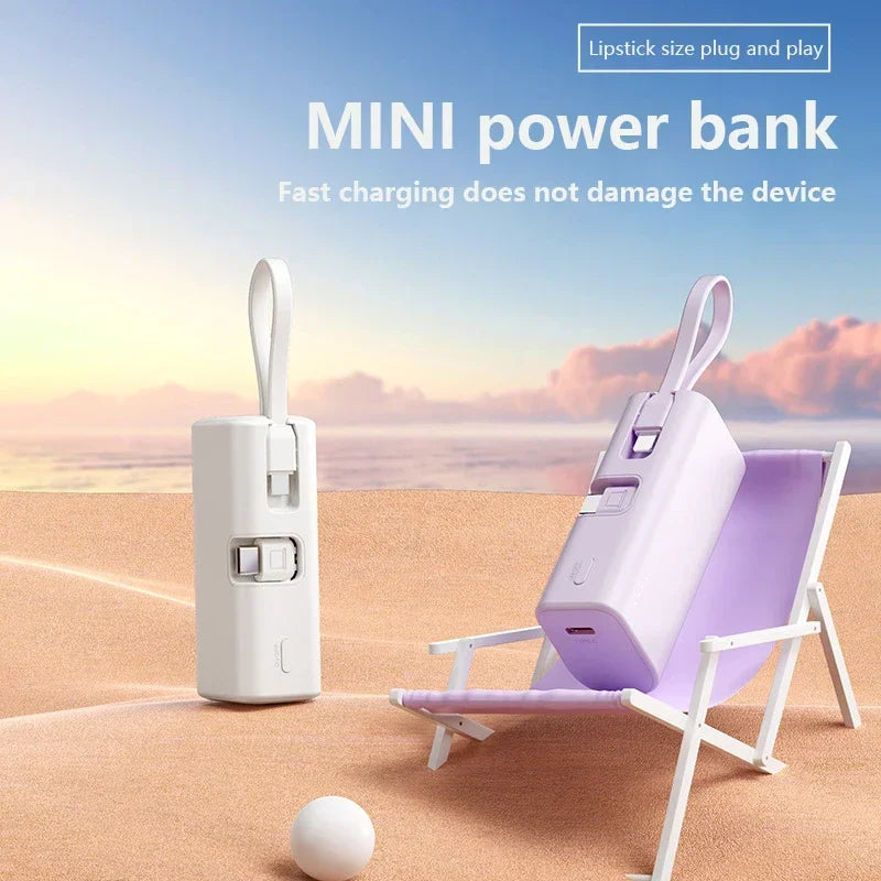 Tidesmit 50000mAh Portable Charger with Integrated Cables & USB-C Tidesmit