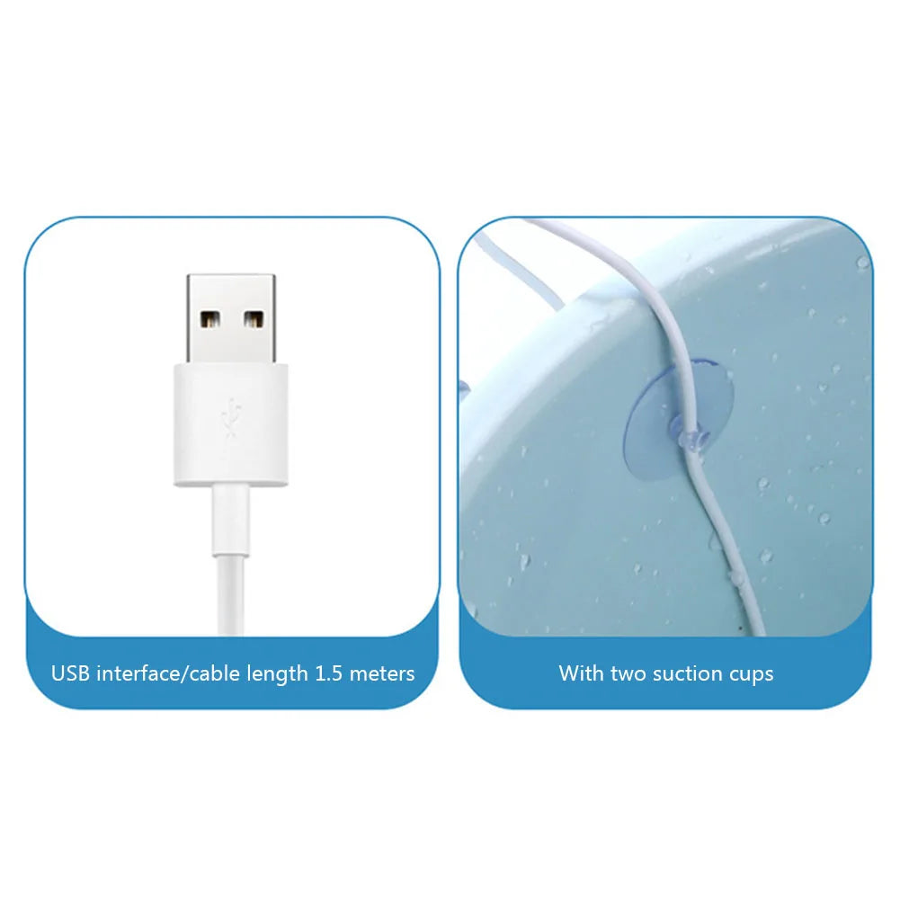 Tidesmit mini washing turbine for travel, portable laundry bubble washer with low noise rotation, image 16