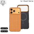 iPhone 17 Pro Max Magnetic Case Aramid Fiber Slim Fit Orange Orange Tidesmit