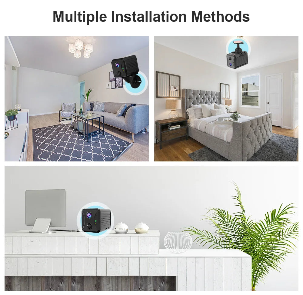 LS VISION 5MP 4G SIM Mini Camera Wireless Wifi IP Cameras Humanoid Detection Battery Power CCTV Home Surveillance Camera Ubox
