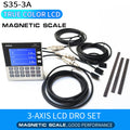 High Quality LCD 3 Axis DRO Magnetic Linear Displacement Scale Sensor CNC Encoder Woodworking Machine Lathe