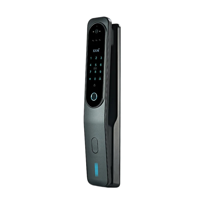 Electric  3D Face Recognition Smart Doorlock Fingerprint Biometric Password Full Automatic Wifi Door Lock with Camera