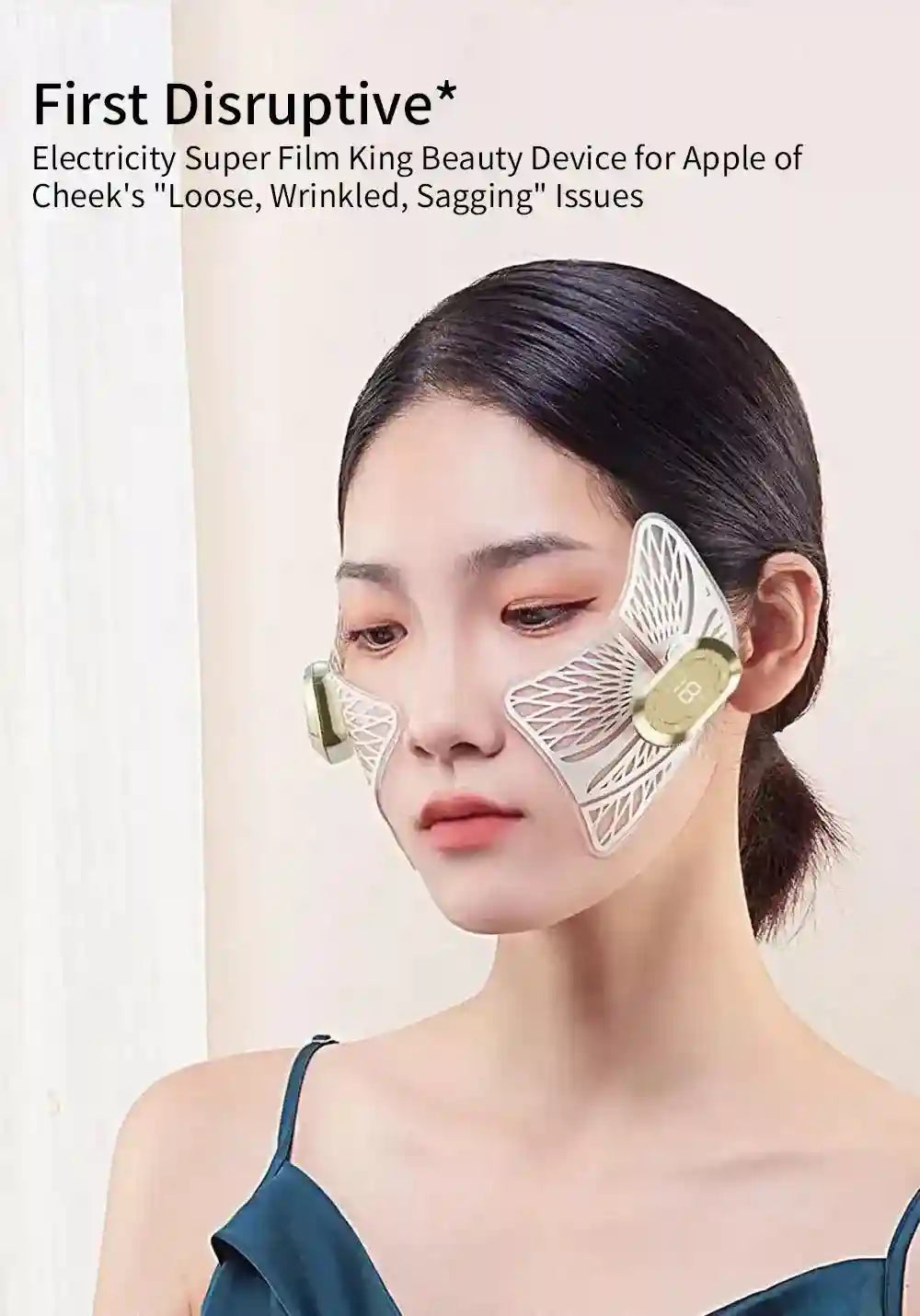 Microcurrent Eye Massager for Fatigue and Dark Circles - Rechargeable Eye Massage Instrument Tidesmit