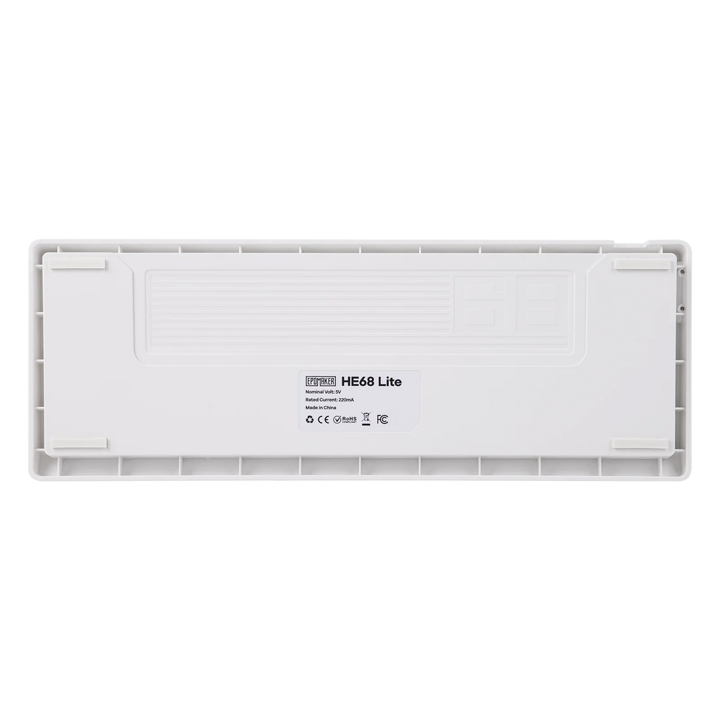 EPOMAKER HE68 Lite 65% ANSI US Layout Tray-Mounted Wired Hall Effect Magnetic Mechanical Keyboard DKS SOCD RGB Backlight