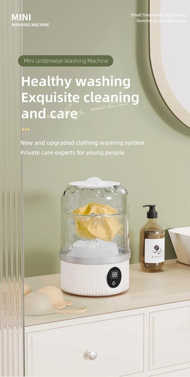 Tidesmit Mini Electric Washing Machine 220V Wireless Charging