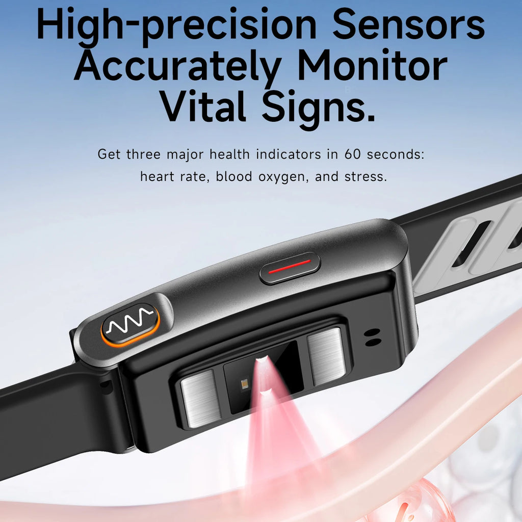 2026New Sport Fitness Tracker Smart Band Blood Oxygen Pressure Uric Acid Blood Lipid ECG Waterproof Smart Bracelet For Men Women