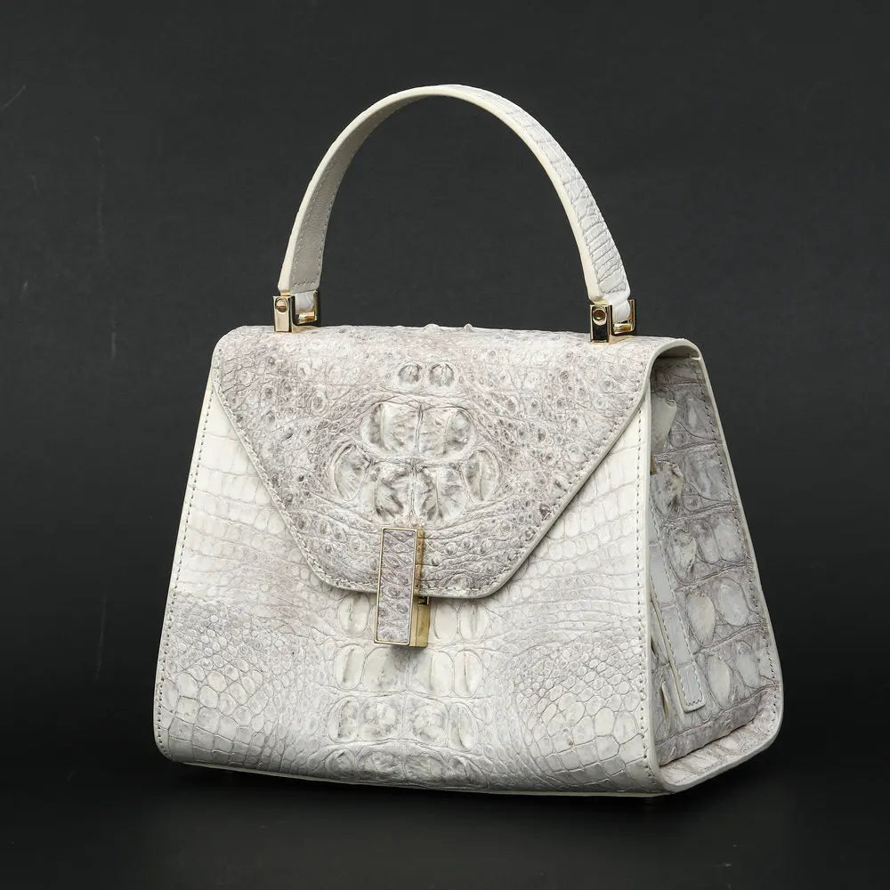 2024 New Designer Crocodile Leather Women Handbag Leisure Genuine Leather Lady Shoulder Bag Large Capacity Crossbody Bag 45