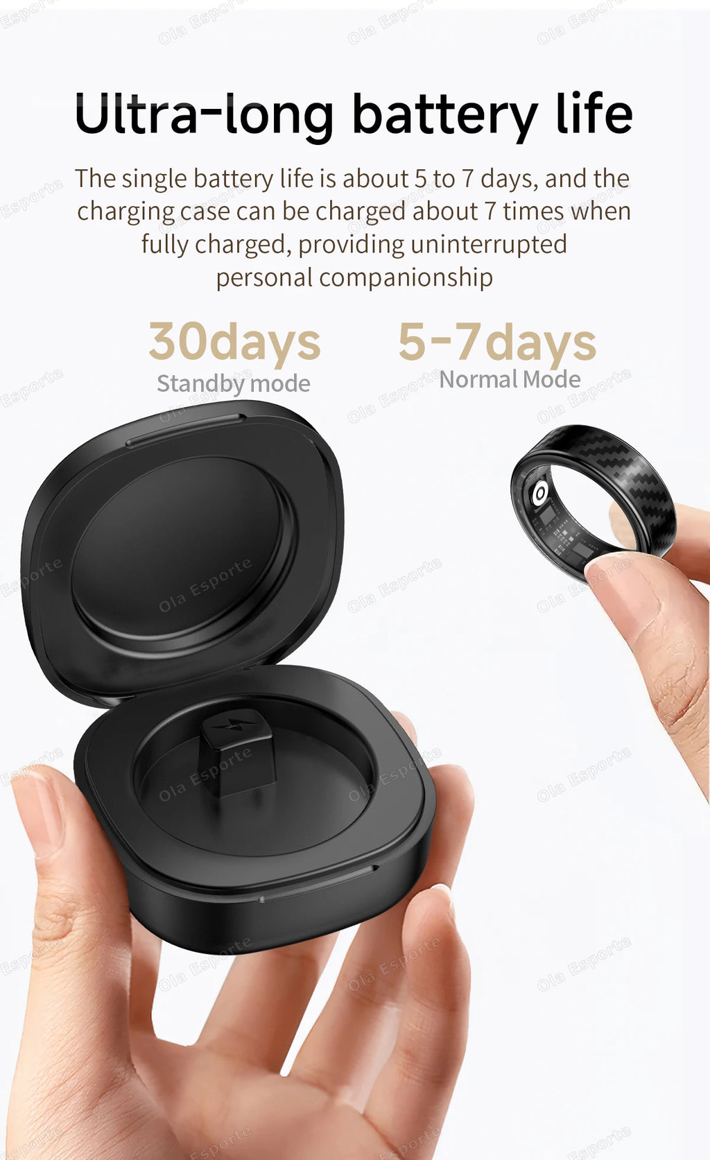 2025 Smart Ring Call Alert, Message Notification, Hand Gestures Control, Health Manager, IP68 5ATM Waterproof Ring For Men Women