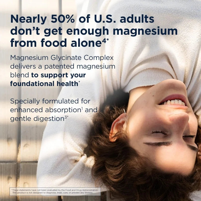 Magnesium Glycinate 500 mg - Supplement w/Vitamin D3 & B6 - Chelated - Support for Proper Sleep, Muscle & Heart Health, 30 Patch