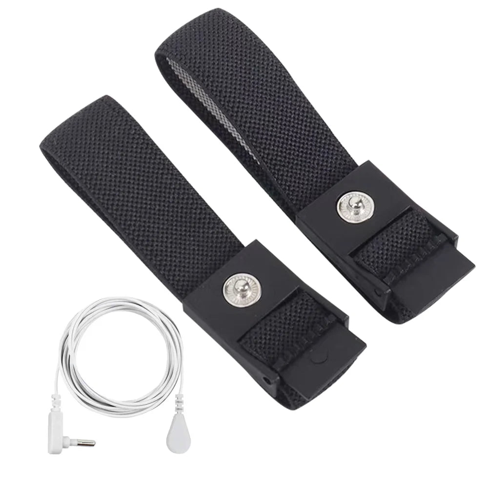 Anti-Static Wrist Strap Grounding Wrist Adjustable Bracelet Stimulation Physiotherapy Device for Computer Electronics Repair