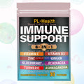30 Patches Elderberry Immune Support Transdermal Patches 8-in-1 with Echinacea, Vitamin C & Zinc, Vitamin D