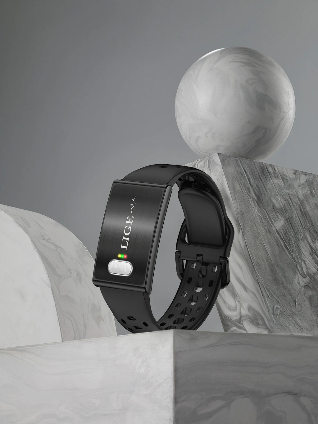 ECG Health Smart Bracelet 2026 New HRV Monitor Fitness Tracker Wristband Sport Band Waterproof No Screen Smartwatch Women Men