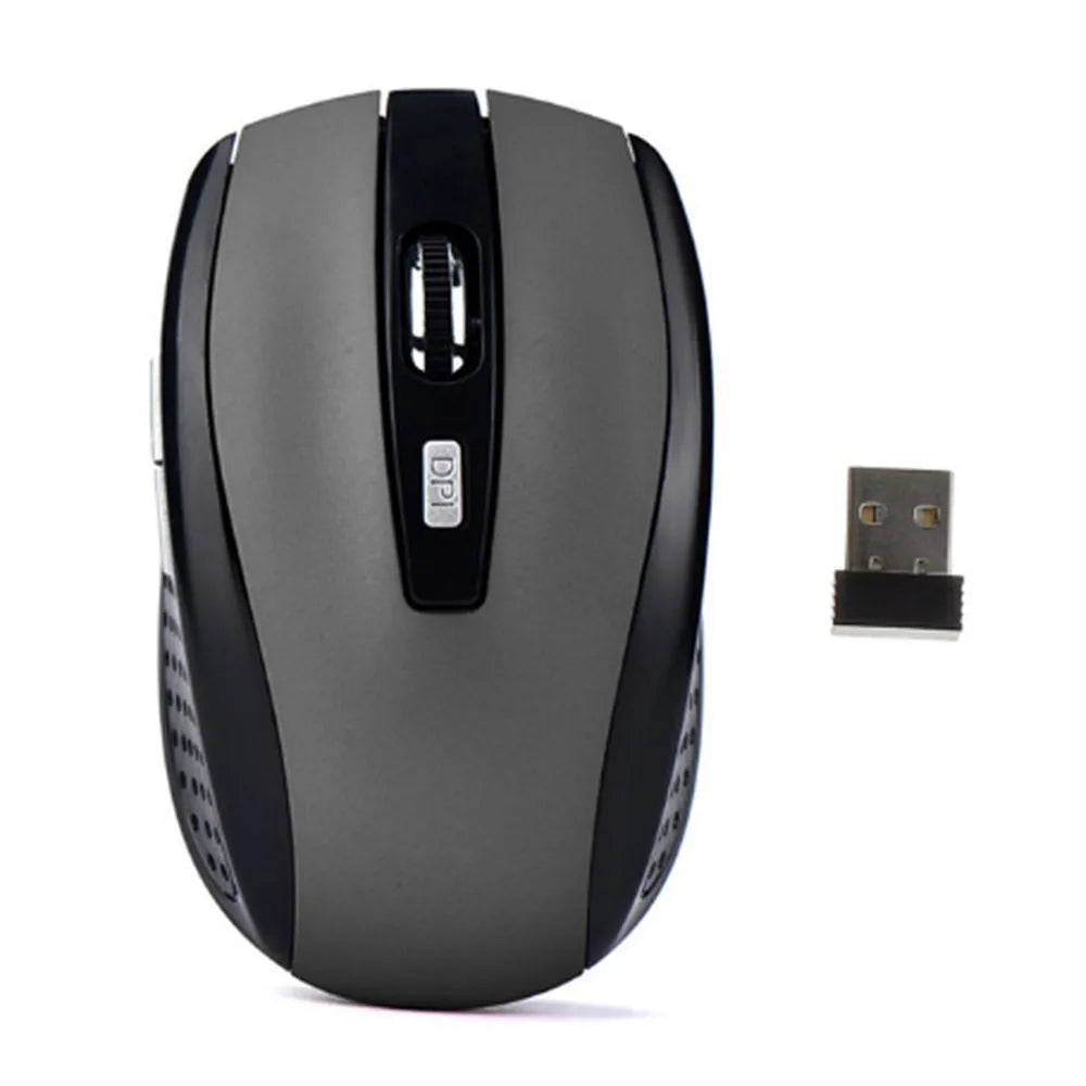 2.4G Wireless Mouse Gaming Mouse Ergonomic Mouse 6 Buttons 800-1200-1600 DPI Optical Office Mouse Mice for PC Laptop MacBook