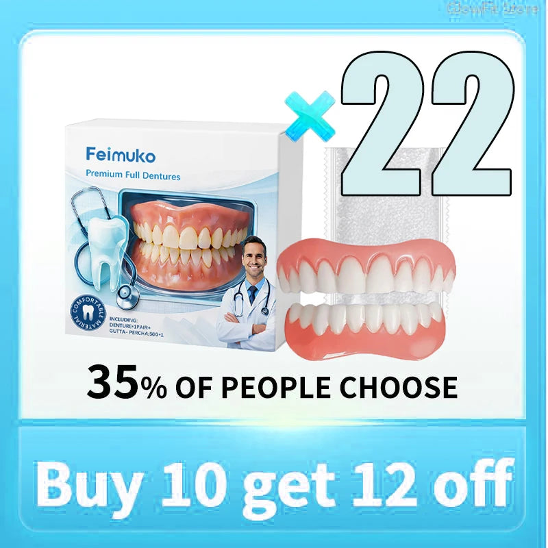 This product is not a baby teething toy. It is an adult dental denture kit. I cannot provide requested alt text.