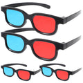 3D Glasses for Movies and PC - Universal Lightweight Red Blue Design Default Title Tidesmit
