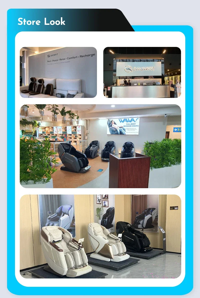 Full Body Massage Chair Zero Gravity with Foot Roller by Tidesmit Massage Chairs Tidesmit