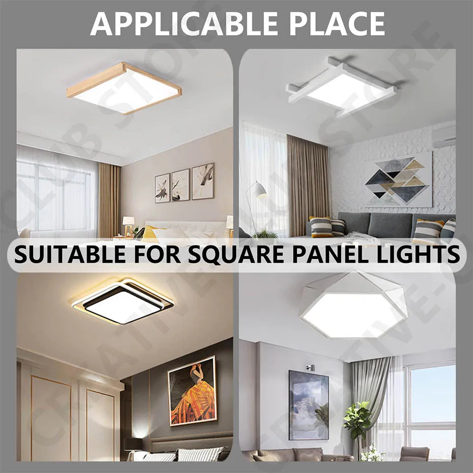 4pcs 60W LED Panel Light SMD 2835 Module Lamp AC 220V Light Source for LED Ceiling Lamp Board Light Indoor Wall Lamp Lighting