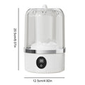 Tidesmit portable 1L wireless electric mini washing machine for underwear and socks in compact white design