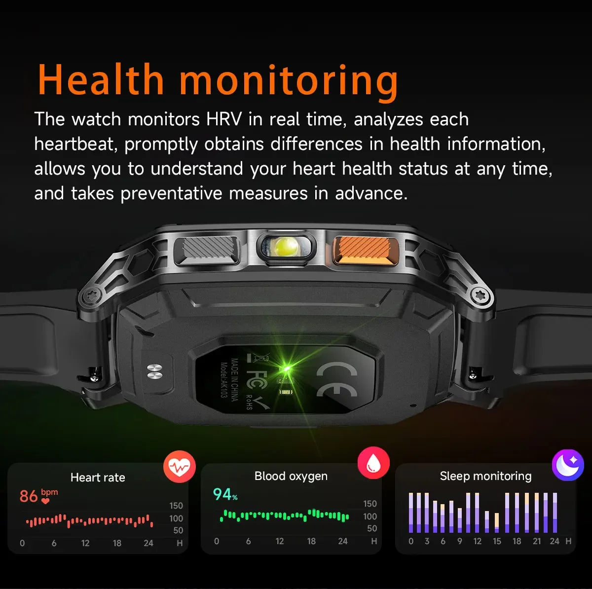2026 New 1400mAh Big Battery Smart Watch Men Outdoor GPS Flashlight 10ATM Waterproof Bluetooth Call AMOLED HD Sports Smartwatch