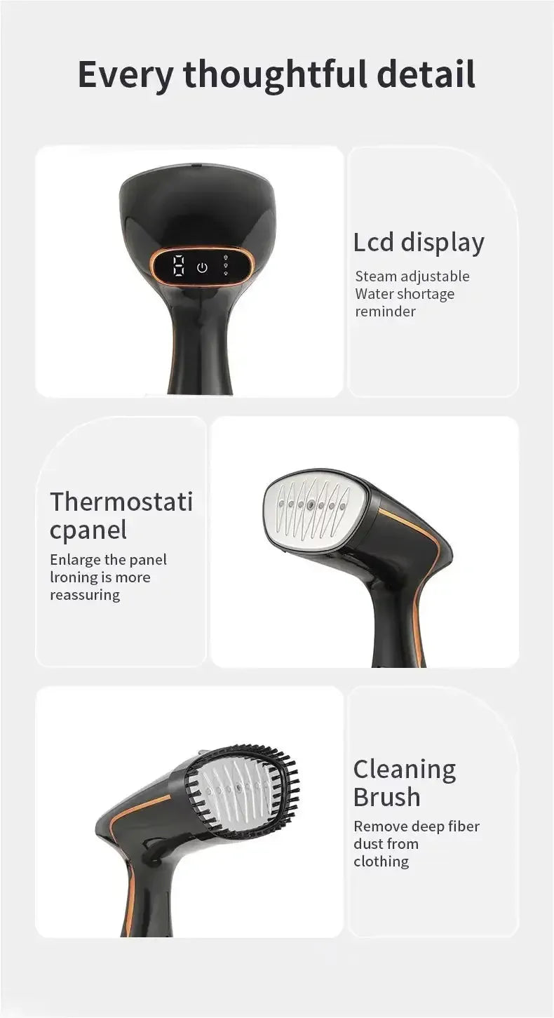 TINSOL Handheld Garment Steamer 1800W 230V 320ml