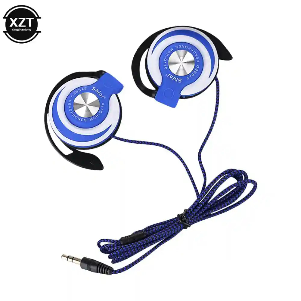 Tidesmit Over-Ear Headphones with Deep Bass and Adjustable Fit Blue Tidesmit